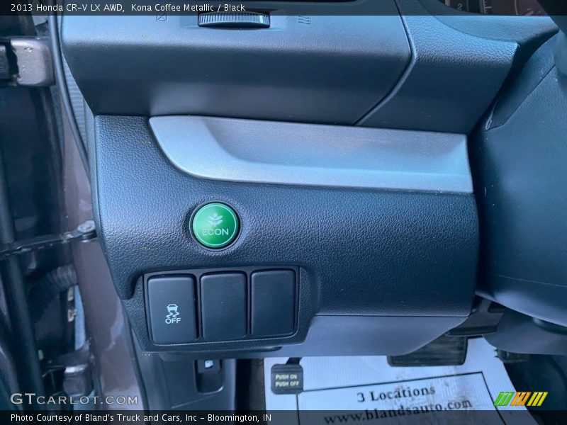Kona Coffee Metallic / Black 2013 Honda CR-V LX AWD