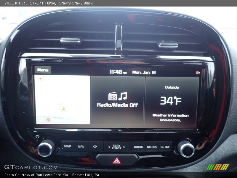 Gravity Gray / Black 2021 Kia Soul GT-Line Turbo