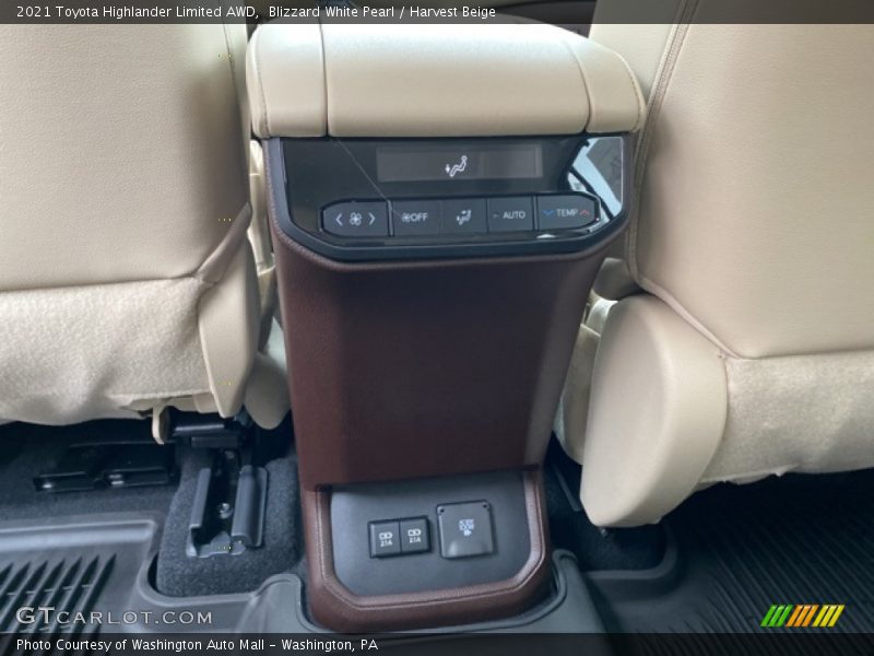 Blizzard White Pearl / Harvest Beige 2021 Toyota Highlander Limited AWD