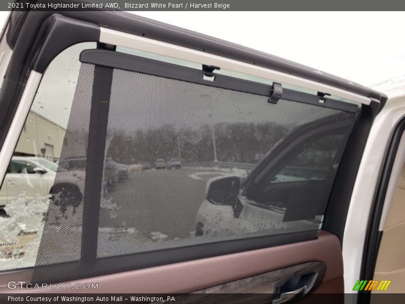 Blizzard White Pearl / Harvest Beige 2021 Toyota Highlander Limited AWD
