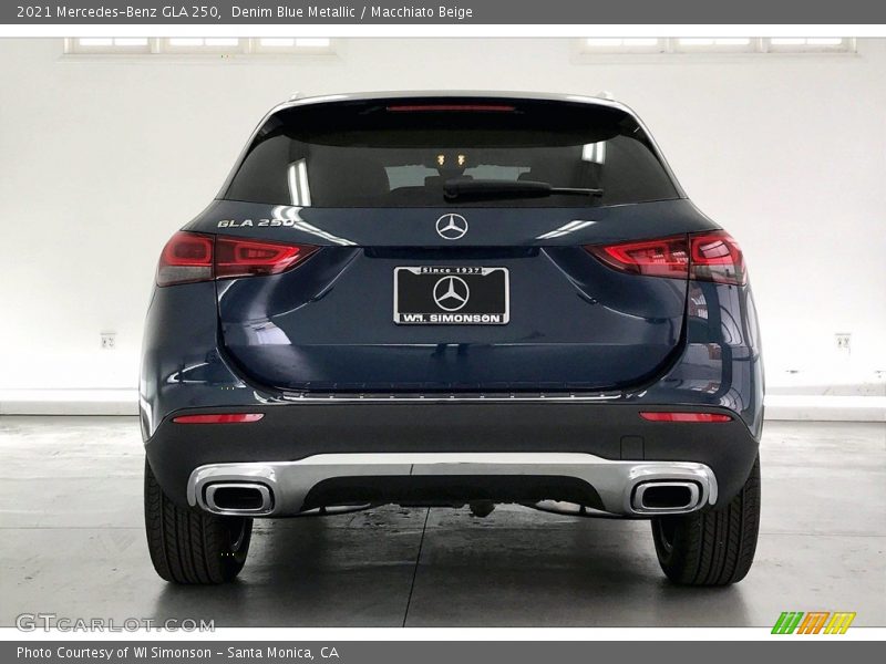 Denim Blue Metallic / Macchiato Beige 2021 Mercedes-Benz GLA 250