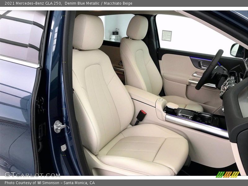 Denim Blue Metallic / Macchiato Beige 2021 Mercedes-Benz GLA 250