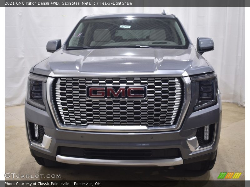 Satin Steel Metallic / Teak/­Light Shale 2021 GMC Yukon Denali 4WD