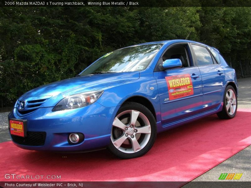 Winning Blue Metallic / Black 2006 Mazda MAZDA3 s Touring Hatchback