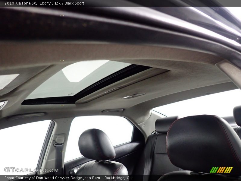 Ebony Black / Black Sport 2010 Kia Forte SX