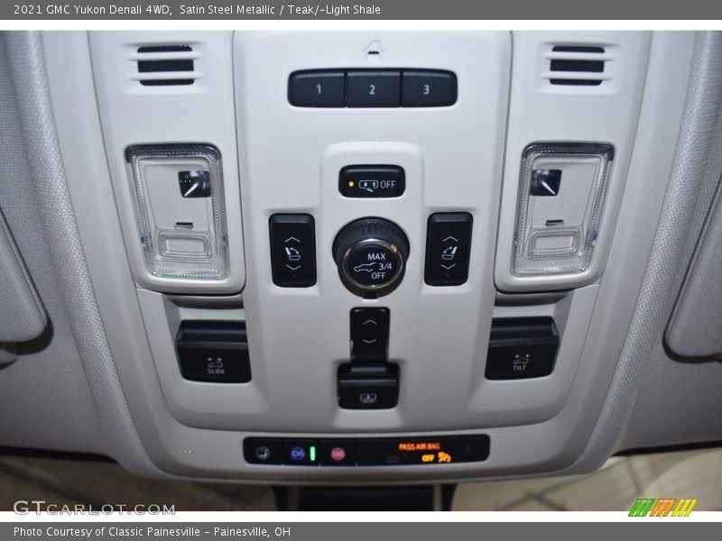 Satin Steel Metallic / Teak/­Light Shale 2021 GMC Yukon Denali 4WD