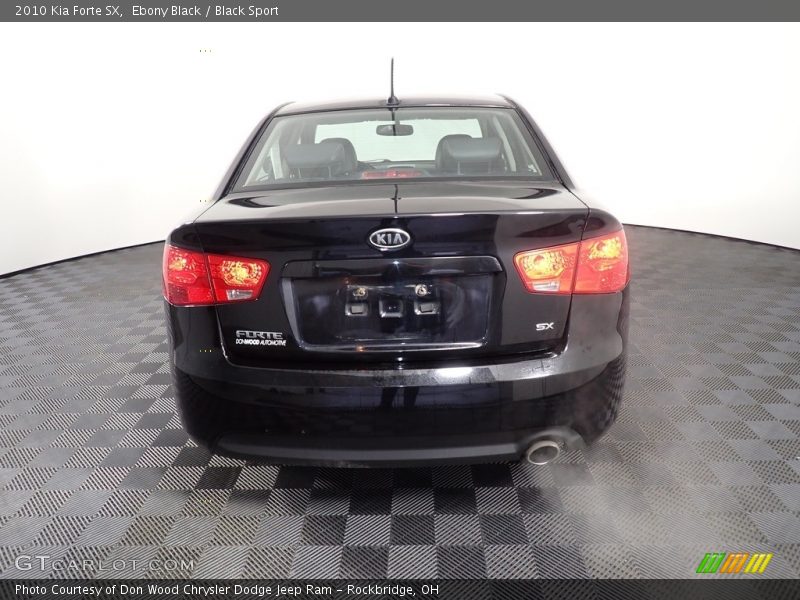 Ebony Black / Black Sport 2010 Kia Forte SX