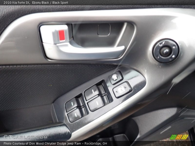 Ebony Black / Black Sport 2010 Kia Forte SX