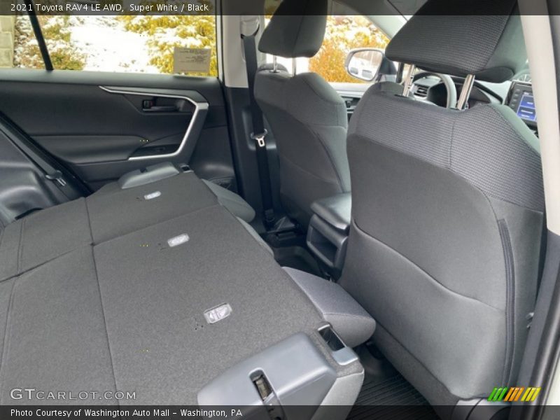 Super White / Black 2021 Toyota RAV4 LE AWD