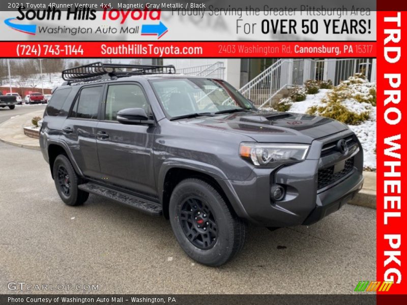 Magnetic Gray Metallic / Black 2021 Toyota 4Runner Venture 4x4