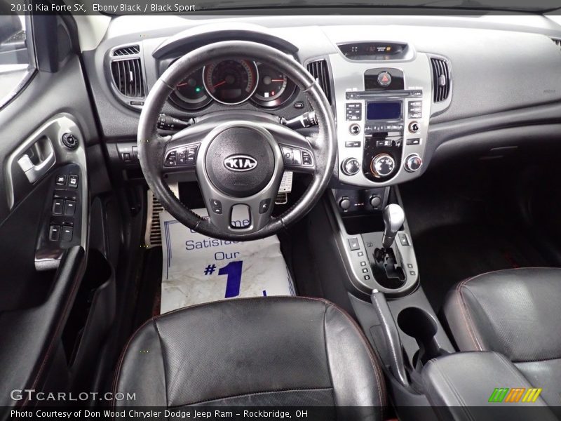 Ebony Black / Black Sport 2010 Kia Forte SX