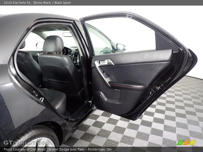 Ebony Black / Black Sport 2010 Kia Forte SX