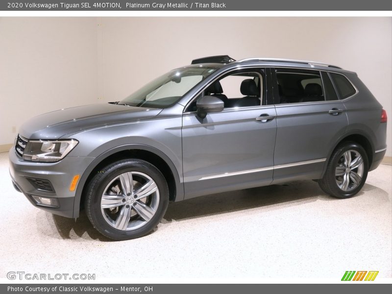 Platinum Gray Metallic / Titan Black 2020 Volkswagen Tiguan SEL 4MOTION