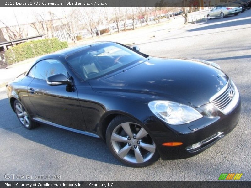 Obsidian Black / Black 2010 Lexus SC 430 Convertible