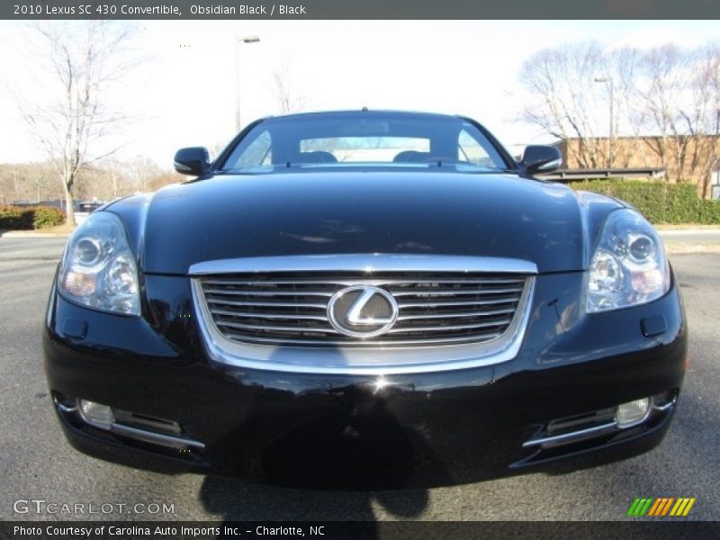 Obsidian Black / Black 2010 Lexus SC 430 Convertible