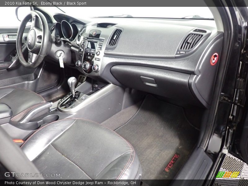 Ebony Black / Black Sport 2010 Kia Forte SX