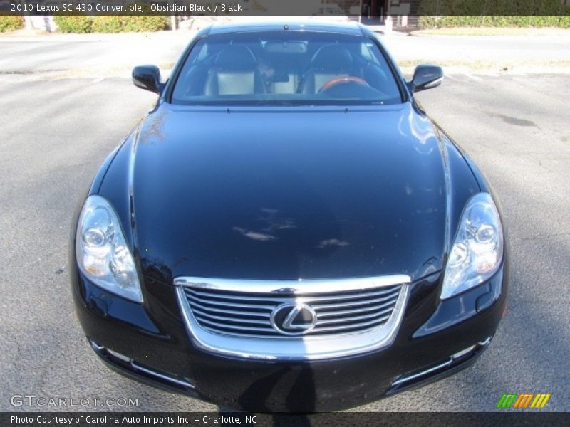 Obsidian Black / Black 2010 Lexus SC 430 Convertible