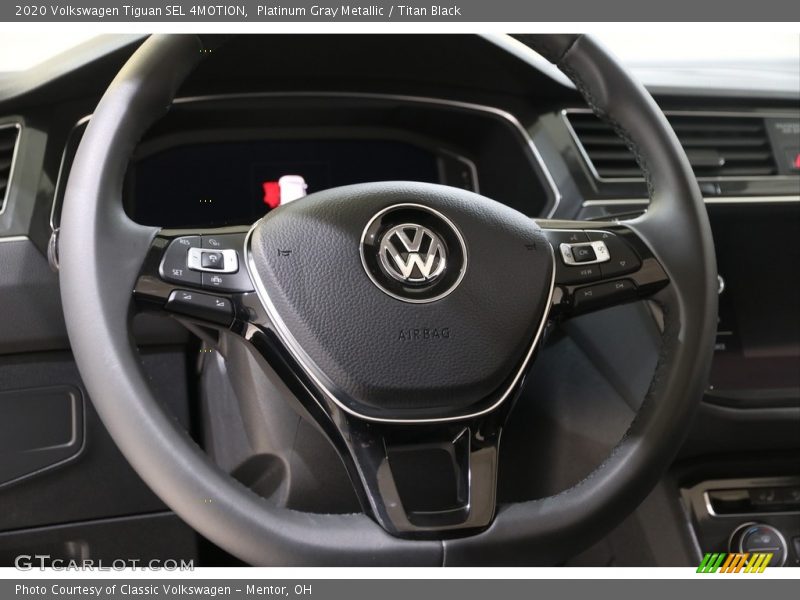Platinum Gray Metallic / Titan Black 2020 Volkswagen Tiguan SEL 4MOTION