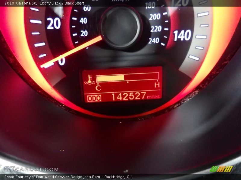 Ebony Black / Black Sport 2010 Kia Forte SX