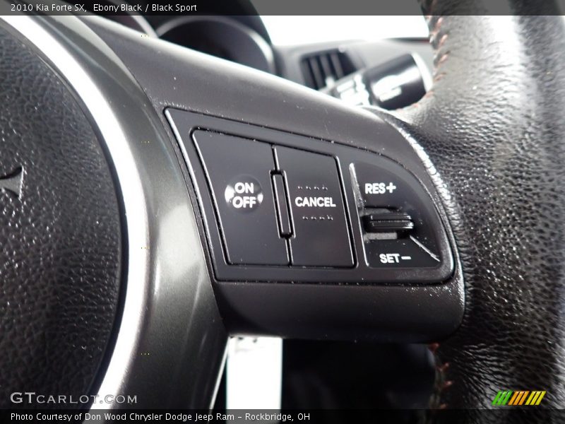 Ebony Black / Black Sport 2010 Kia Forte SX