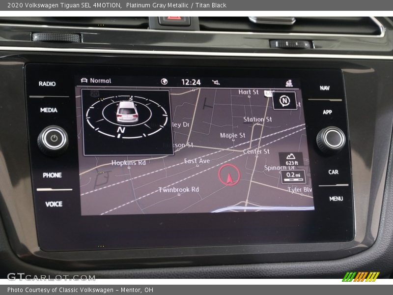 Platinum Gray Metallic / Titan Black 2020 Volkswagen Tiguan SEL 4MOTION