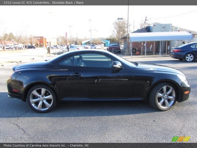 Obsidian Black / Black 2010 Lexus SC 430 Convertible