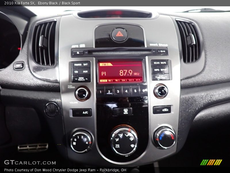 Ebony Black / Black Sport 2010 Kia Forte SX
