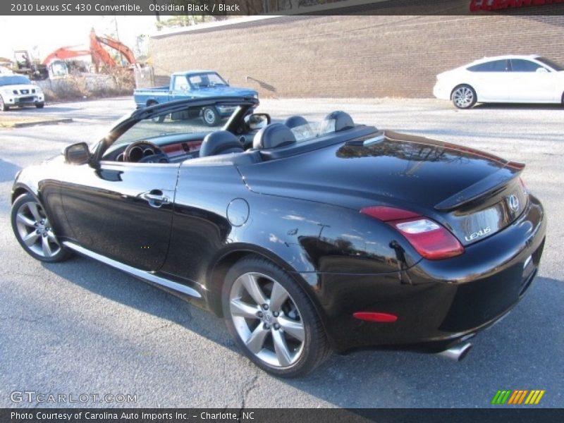 Obsidian Black / Black 2010 Lexus SC 430 Convertible