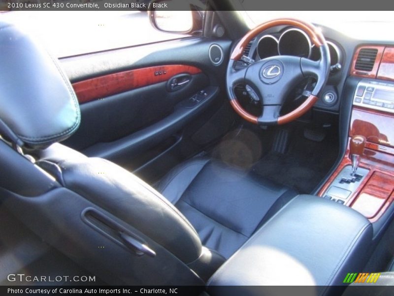 Obsidian Black / Black 2010 Lexus SC 430 Convertible