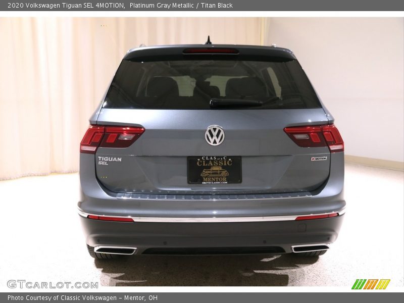 Platinum Gray Metallic / Titan Black 2020 Volkswagen Tiguan SEL 4MOTION