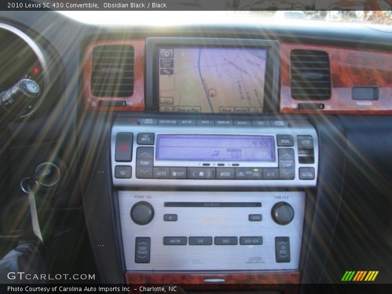 Obsidian Black / Black 2010 Lexus SC 430 Convertible