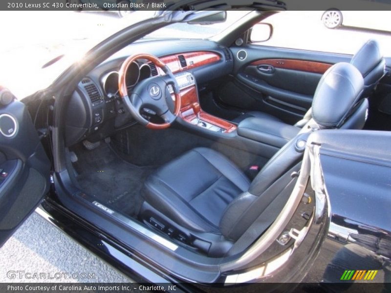 Obsidian Black / Black 2010 Lexus SC 430 Convertible