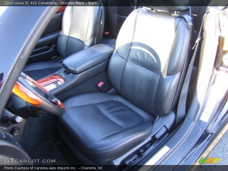 Obsidian Black / Black 2010 Lexus SC 430 Convertible