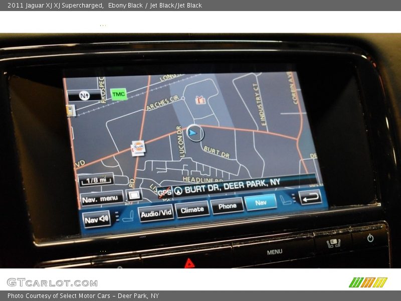 Ebony Black / Jet Black/Jet Black 2011 Jaguar XJ XJ Supercharged
