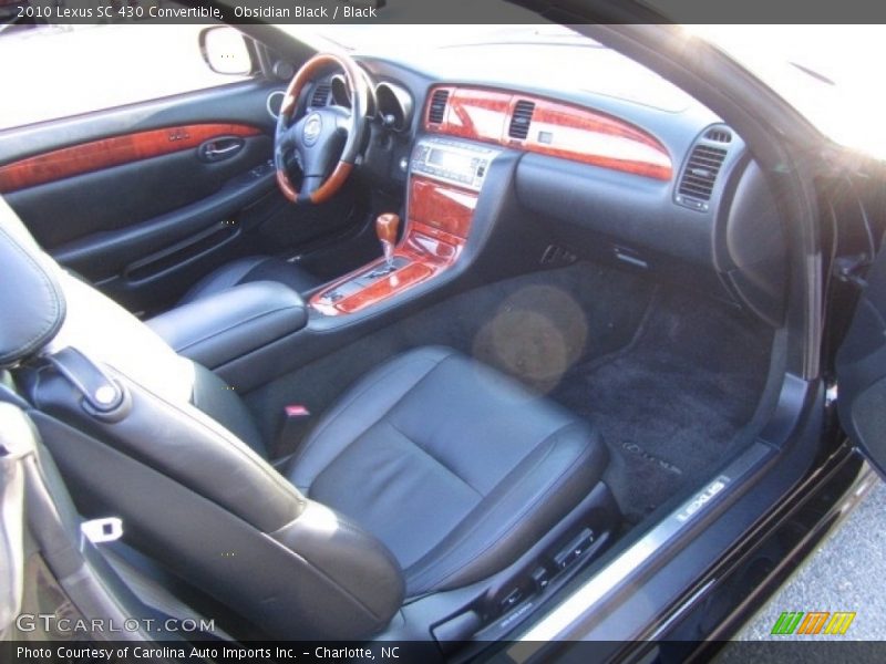 Obsidian Black / Black 2010 Lexus SC 430 Convertible