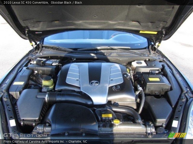 Obsidian Black / Black 2010 Lexus SC 430 Convertible