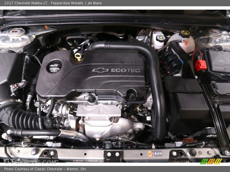 Pepperdust Metallic / Jet Black 2017 Chevrolet Malibu LT