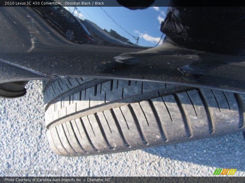 Obsidian Black / Black 2010 Lexus SC 430 Convertible