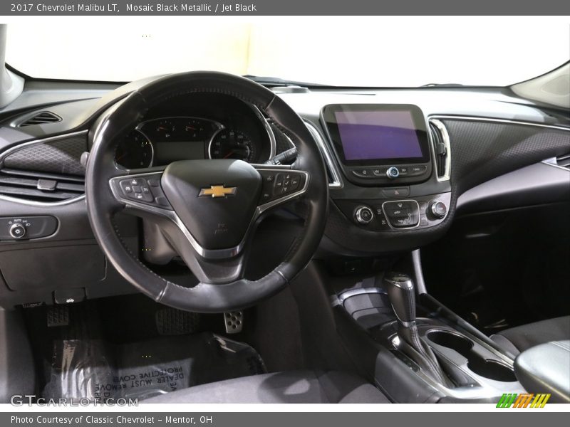 Mosaic Black Metallic / Jet Black 2017 Chevrolet Malibu LT