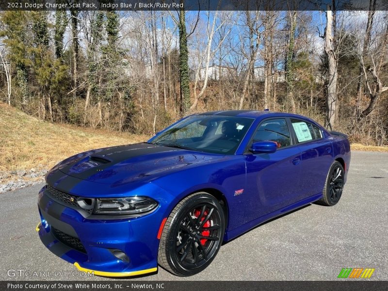 Indigo Blue / Black/Ruby Red 2021 Dodge Charger Scat Pack