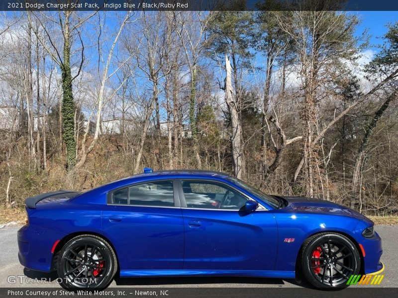 Indigo Blue / Black/Ruby Red 2021 Dodge Charger Scat Pack