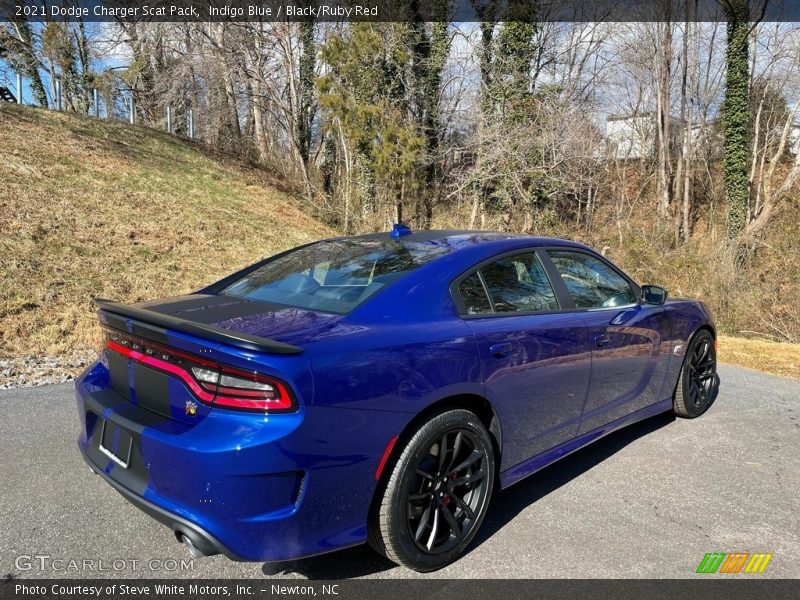 Indigo Blue / Black/Ruby Red 2021 Dodge Charger Scat Pack