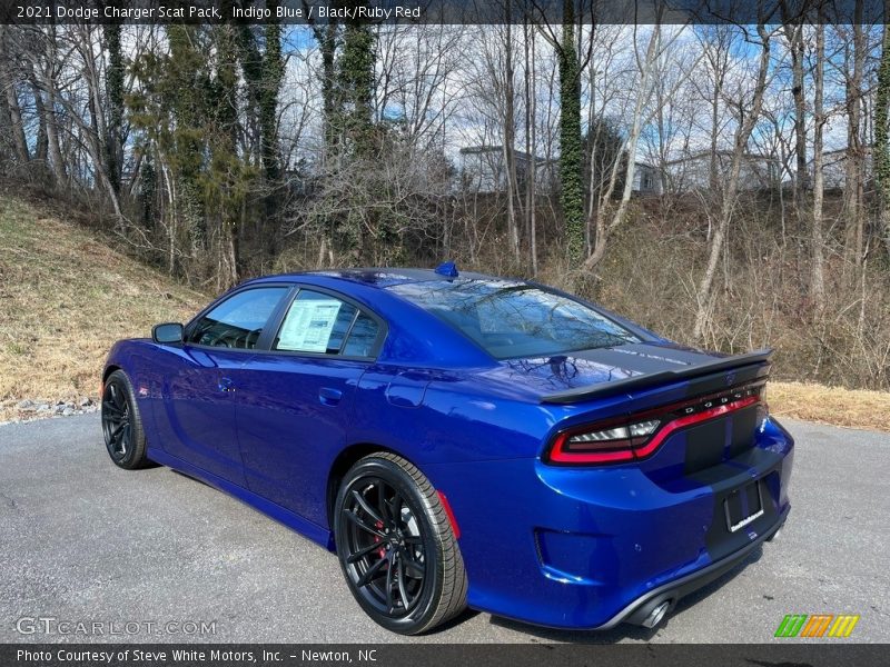 Indigo Blue / Black/Ruby Red 2021 Dodge Charger Scat Pack