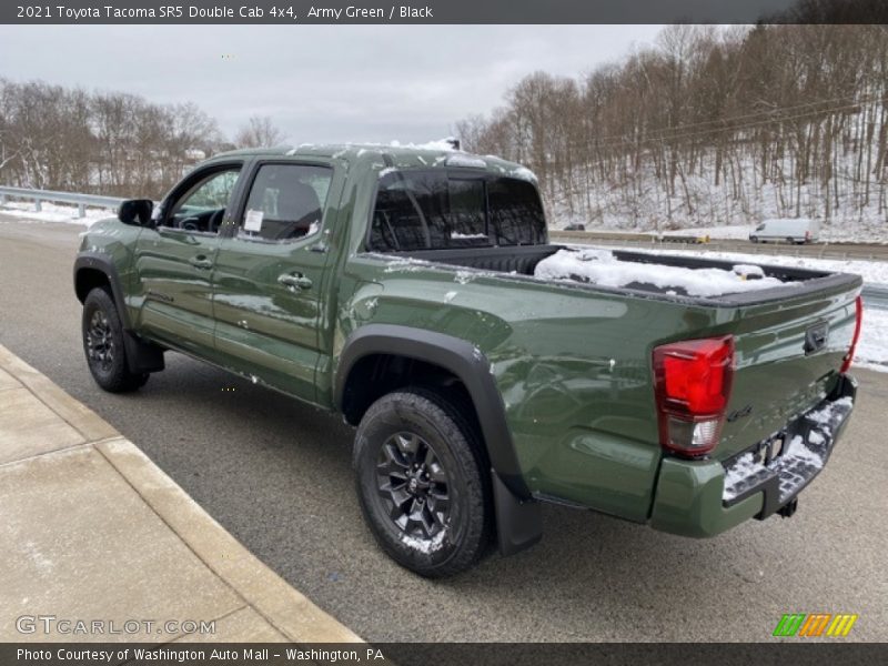 Army Green / Black 2021 Toyota Tacoma SR5 Double Cab 4x4