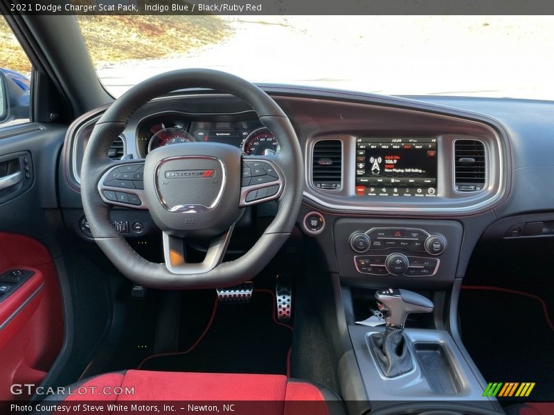 Indigo Blue / Black/Ruby Red 2021 Dodge Charger Scat Pack