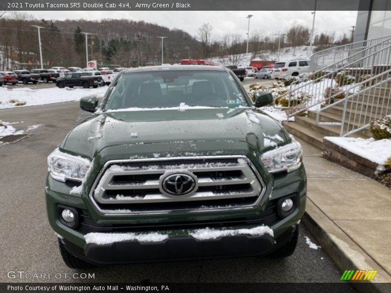 Army Green / Black 2021 Toyota Tacoma SR5 Double Cab 4x4