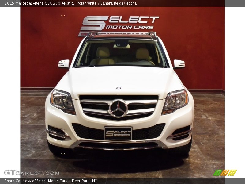 Polar White / Sahara Beige/Mocha 2015 Mercedes-Benz GLK 350 4Matic