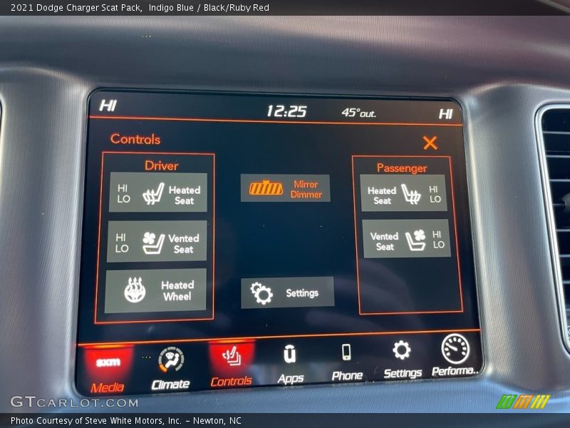 Indigo Blue / Black/Ruby Red 2021 Dodge Charger Scat Pack