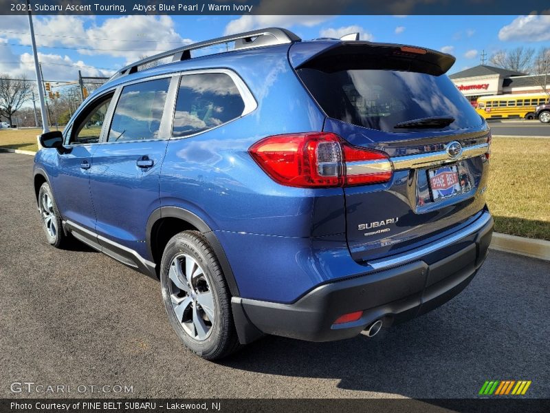 Abyss Blue Pearl / Warm Ivory 2021 Subaru Ascent Touring