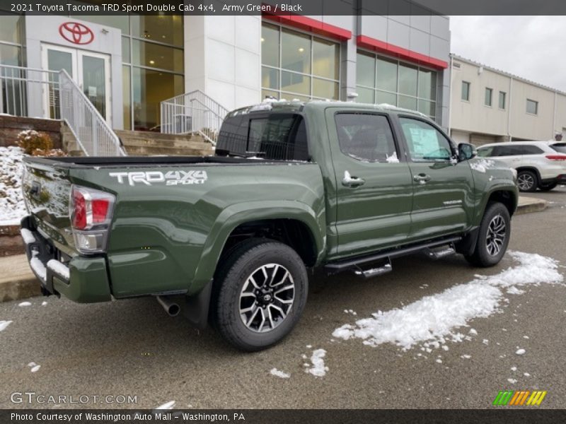 Army Green / Black 2021 Toyota Tacoma TRD Sport Double Cab 4x4